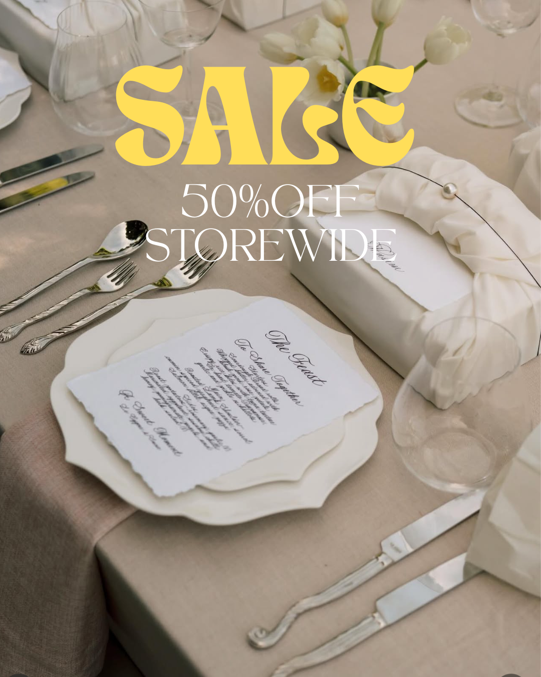 50% Off Dinner Sets
