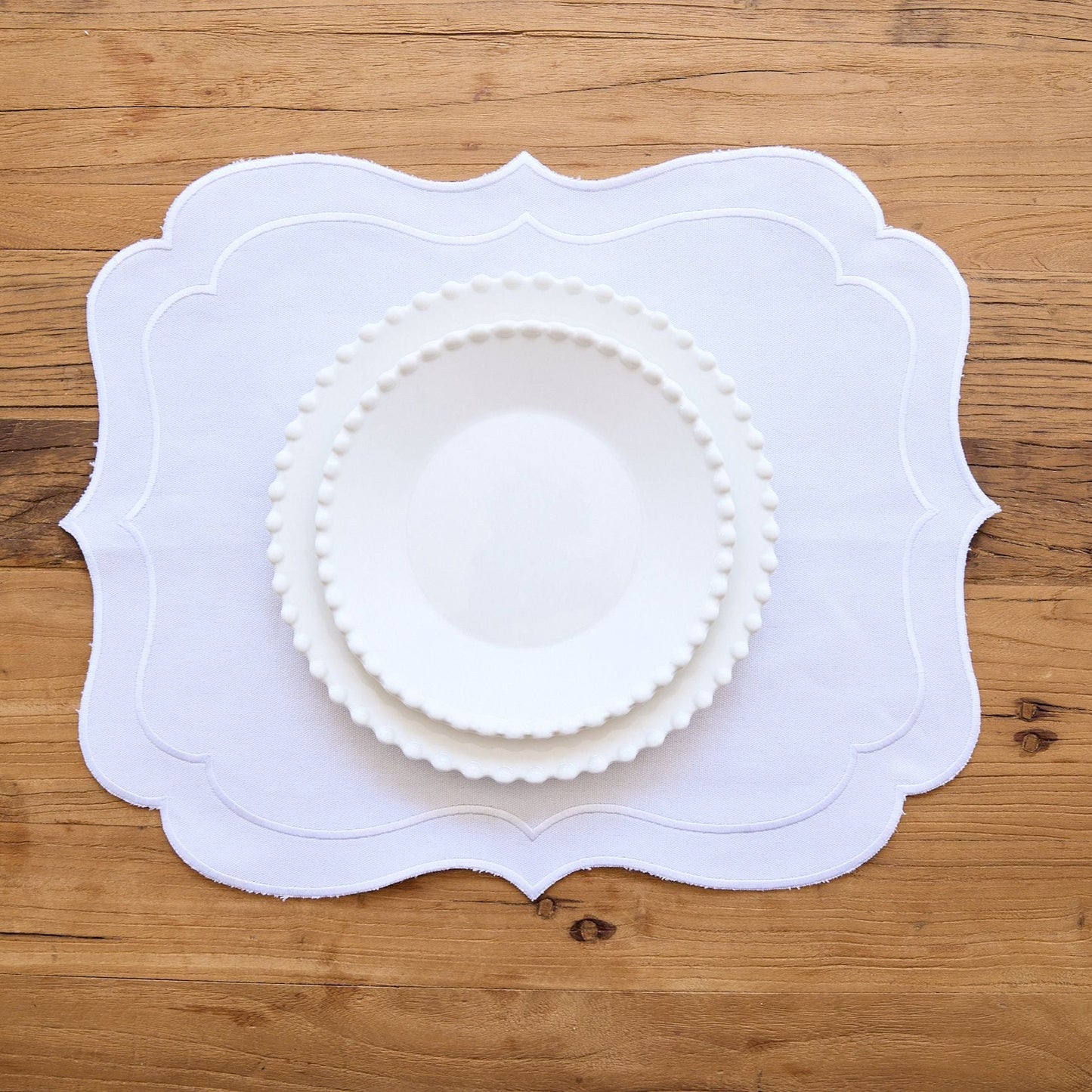 Visconti Placemat White - Set of 6