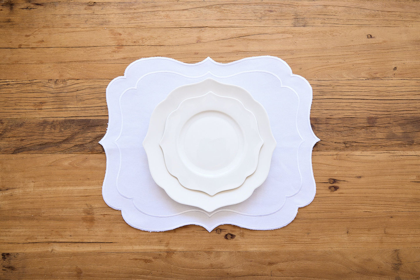 Visconti Placemat White - Set of 6