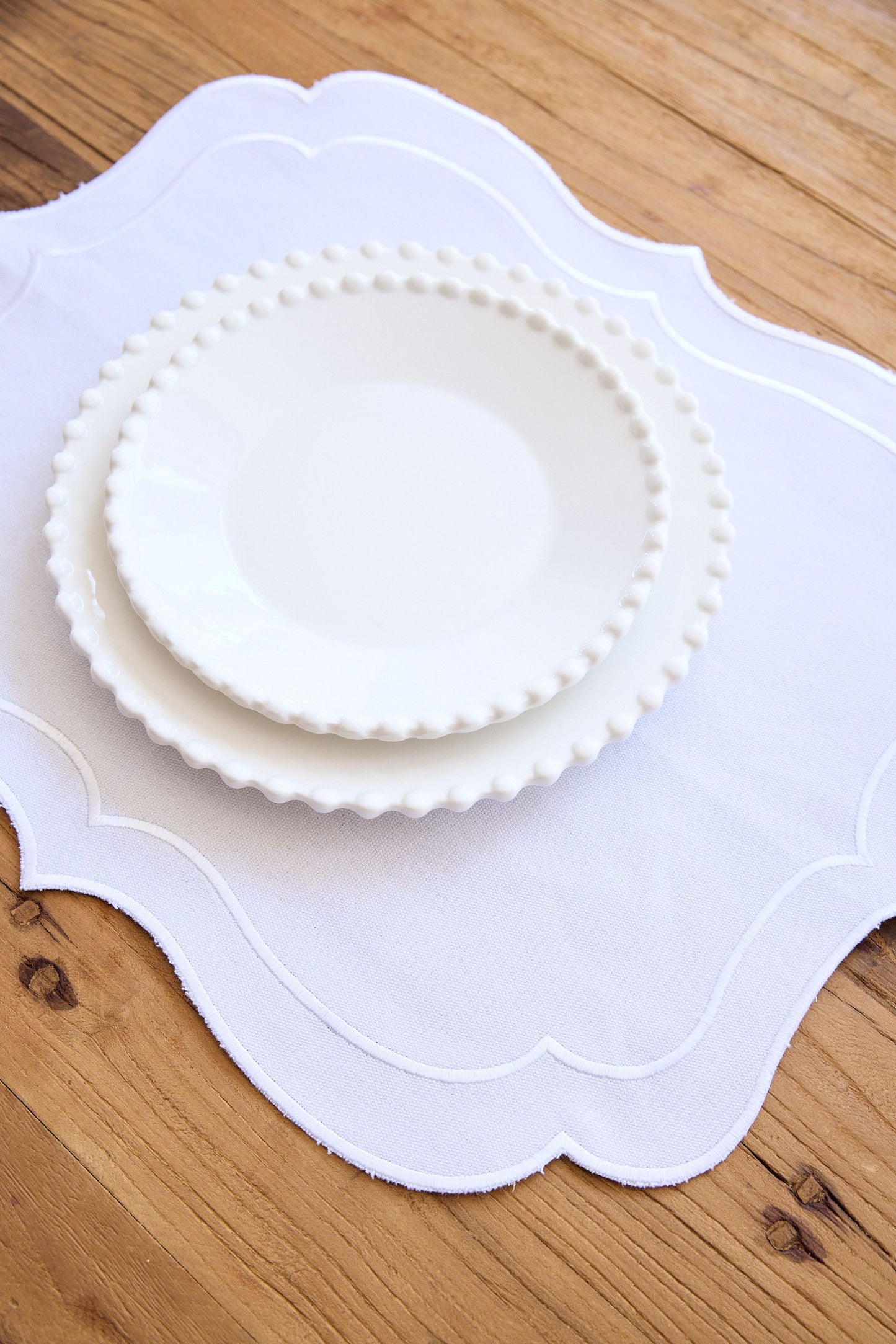 Visconti Placemat White - Set of 6