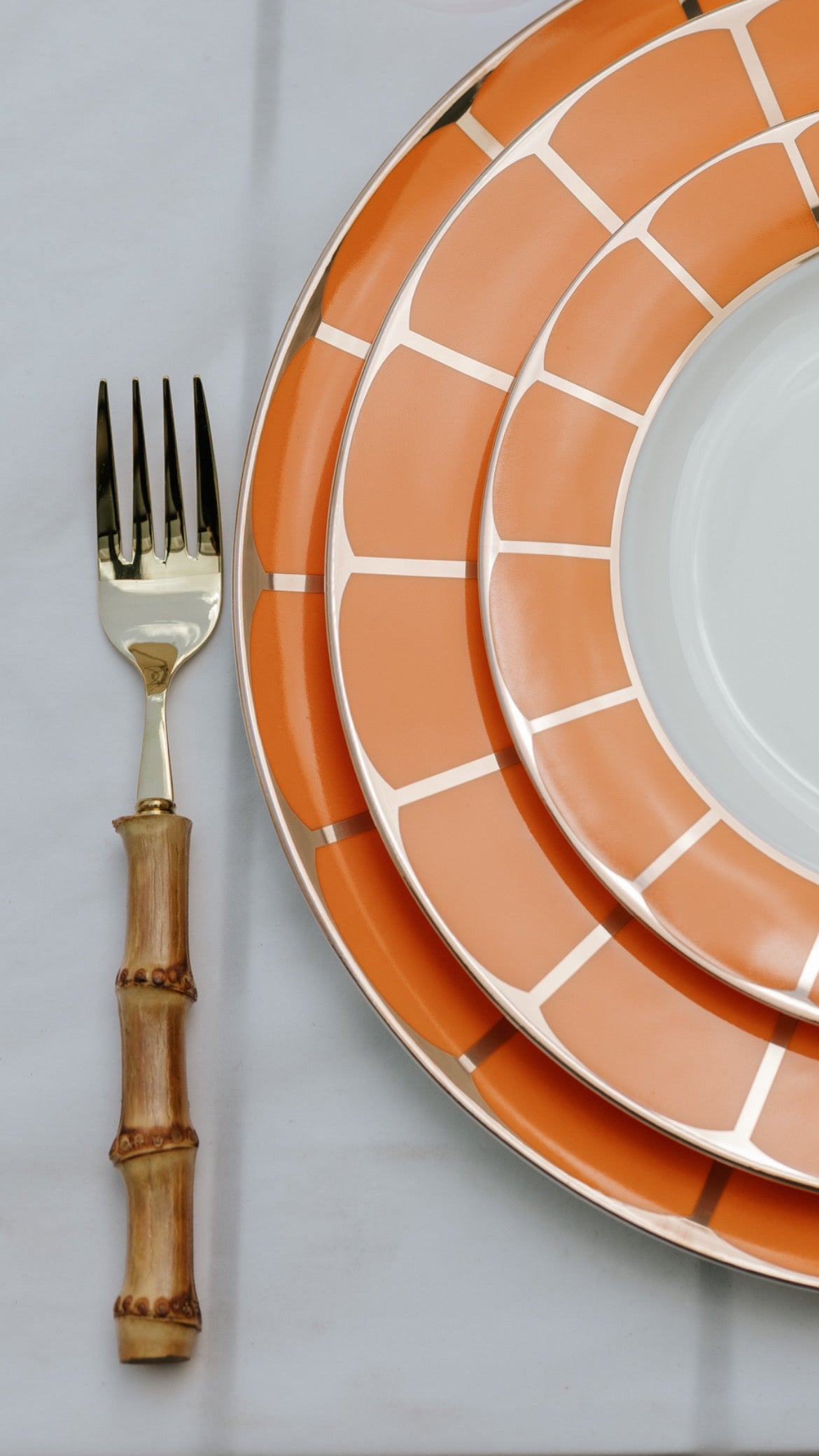 Sicily 2 Piece Dinner Set in Blood Orange