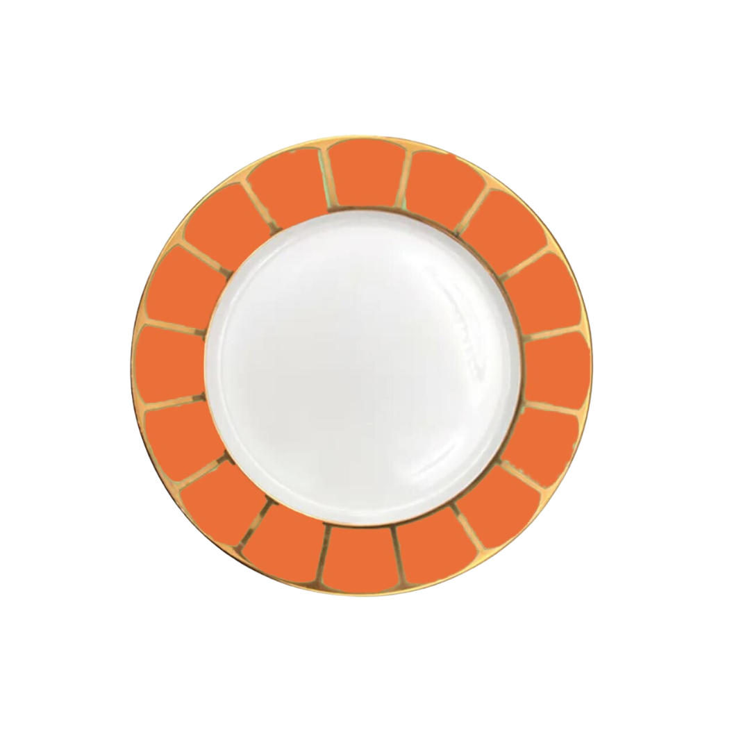 Sicily Dinner Plates in Blood Orange (Set of 4)