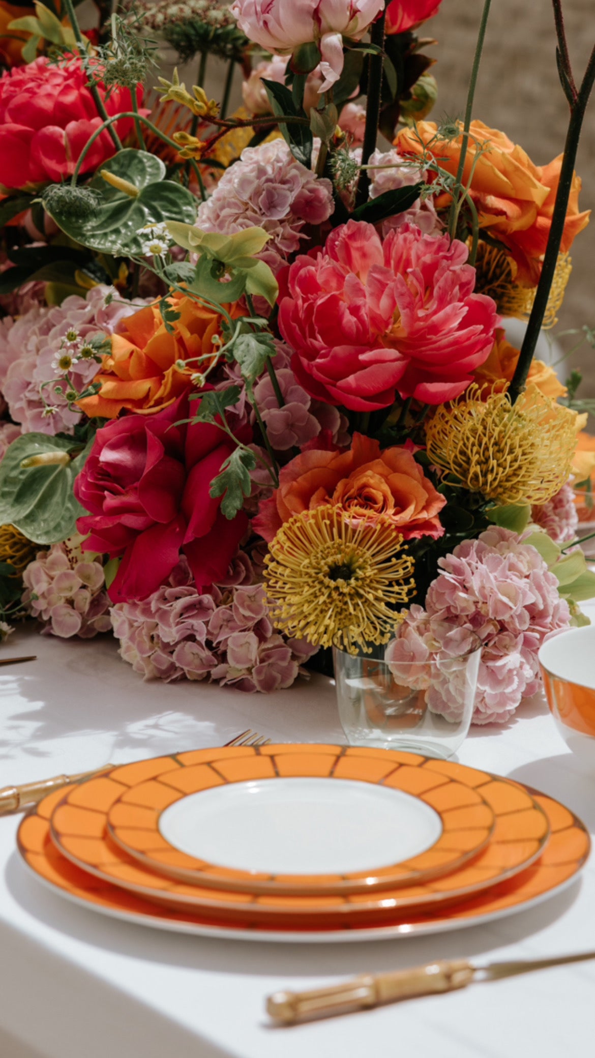 Sicily 2 Piece Dinner Set in Blood Orange