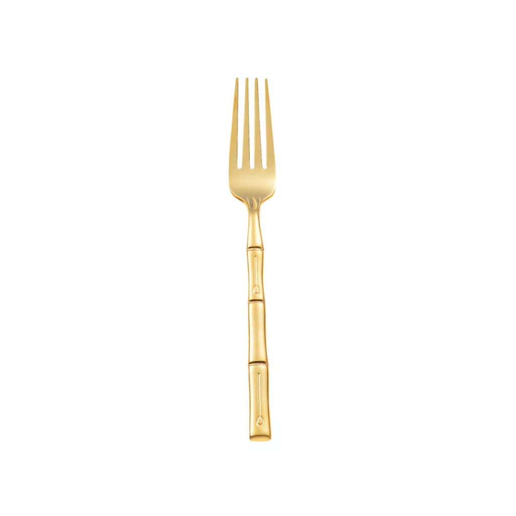 18 Piece Thin Bamboo Cutlery Set in Gold (Available Now) - LA CASA HOMEWARES
