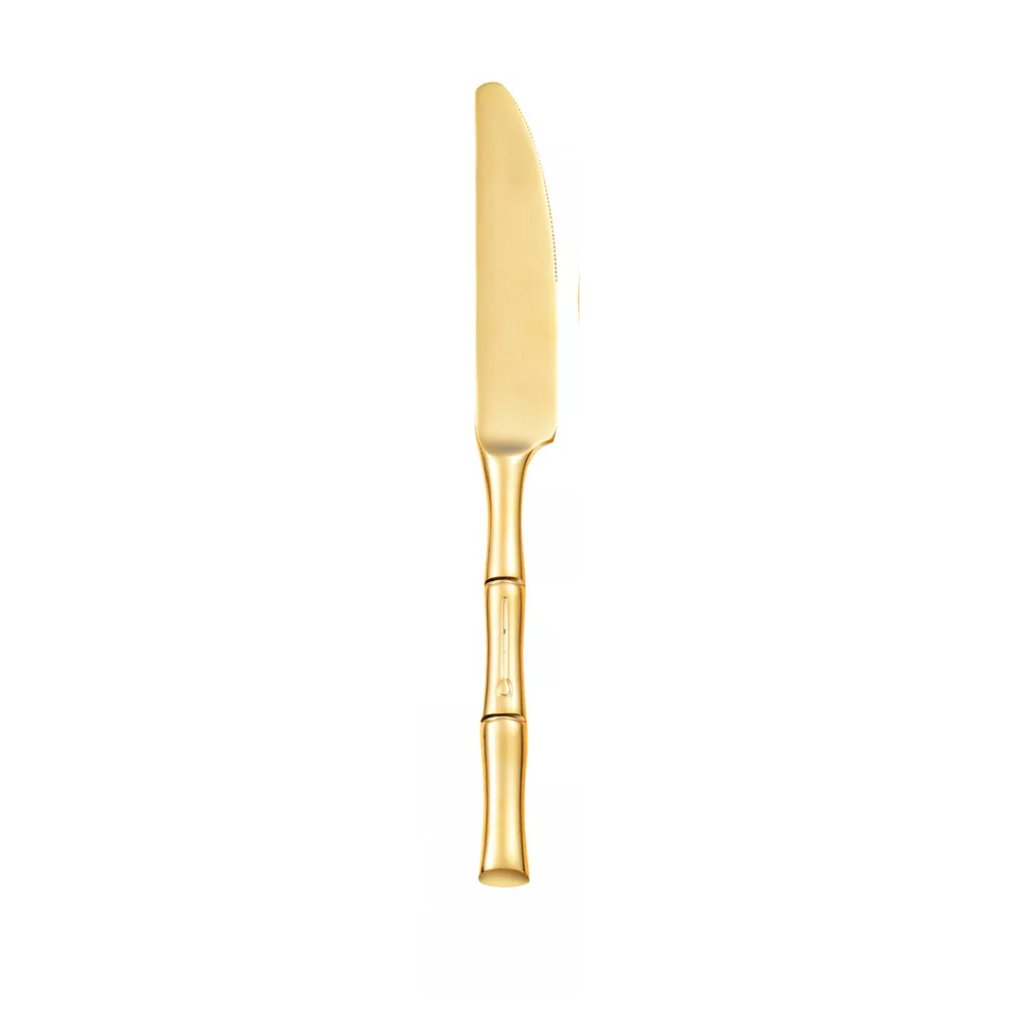 18 Piece Thin Bamboo Cutlery Set in Gold (Available Now) - LA CASA HOMEWARES