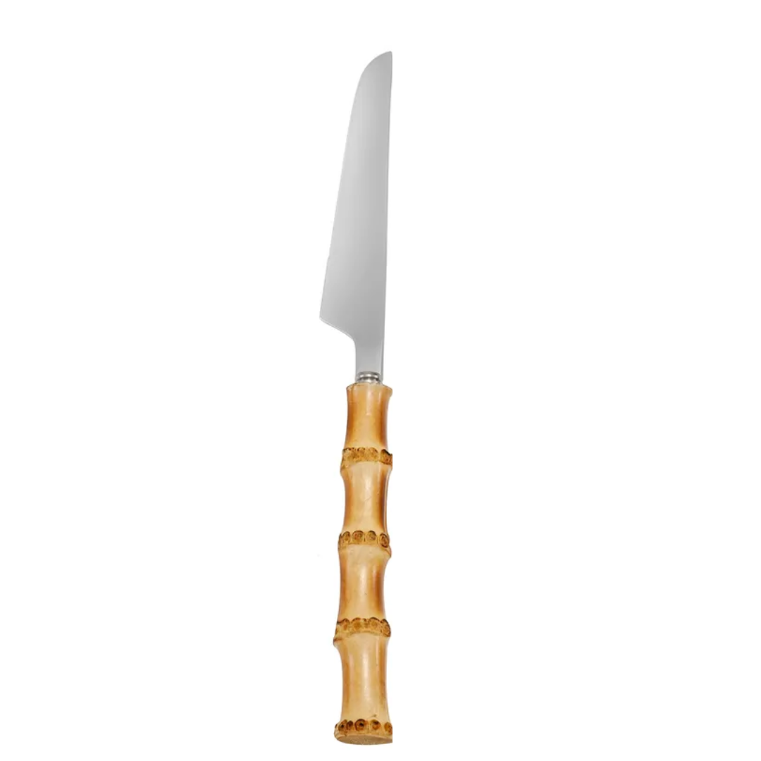 18 Piece Bamboo Cutlery Set in Silver (Available Now) - LA CASA HOMEWARES