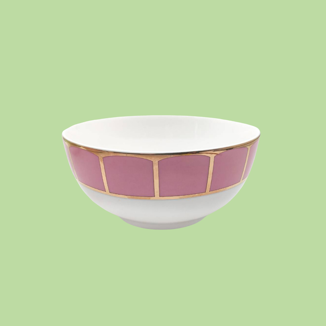 Sicily Dinner Bowl in Scopello Pink Set of 6 - LA CASA HOMEWARES