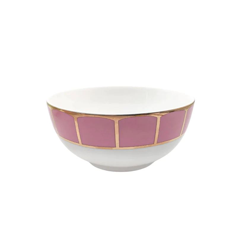 Sicily Dinner Bowl in Scopello Pink Set of 6 - LA CASA HOMEWARES