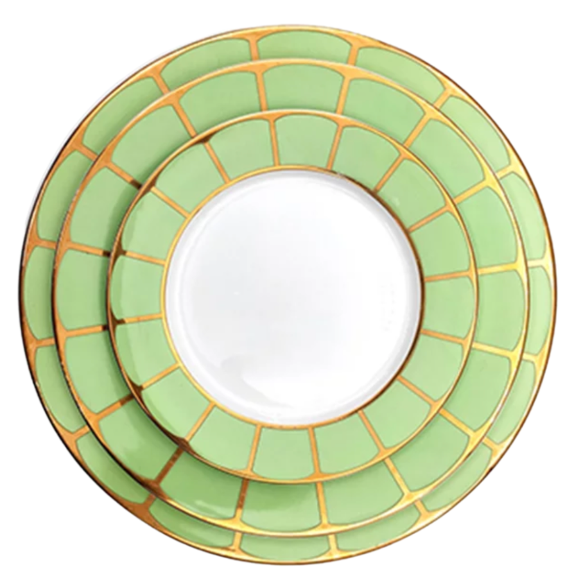 3 Piece Sicily Dinner Set in Pistachio Green (Pre-Order) - LA CASA HOMEWARES